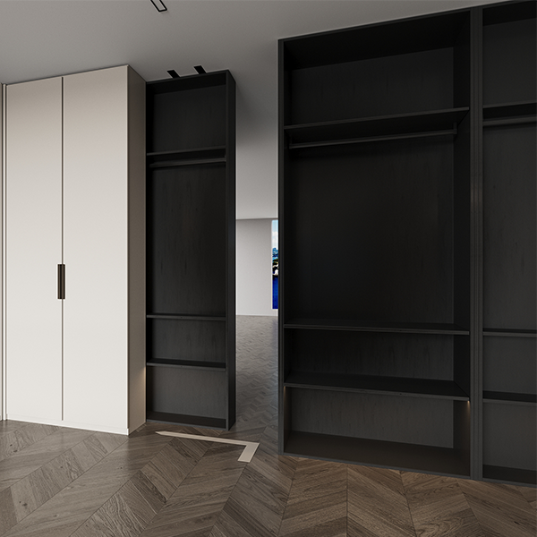 Retractable + Sliding Hidden Room System